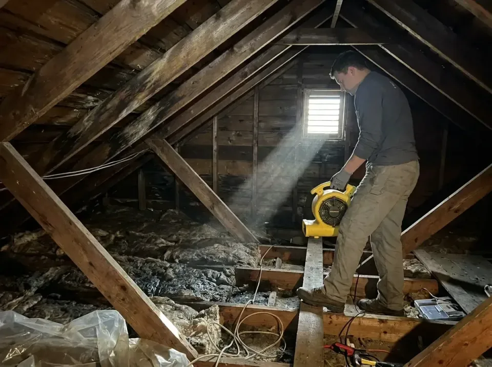 attic-water-damage-drying-proc-007 — frequently asked questions, Emergency Water Extraction & 24/7 Flood Response in Cresski…